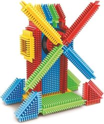 Miniland Pegy Bricks Szélmalom Kreatív építőjáték mozgó mechanizmussal (STEM játék)