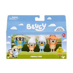 BLUEY 4. készlet figurák - Családi kirándulás