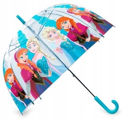 Kids Euroswan Detský priehľadný manuálny dáždnik - Frozen