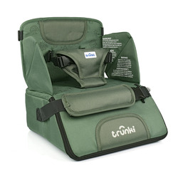 Trunki Tragbare Essstuhl und Sitzkissen 2in1 - Grün