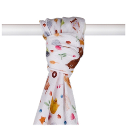 XKKO BMB Bambusová osuška, Digi - Wild Forest, 90x100