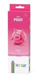 HEY CLAY Tiere Piggy Modelliermasse, Schweinchen