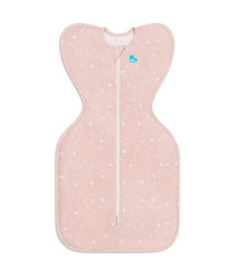 Love To Dream Swaddle UP 50/50, Schlafsack, Größe M, rosa Weltraum, 2. PHASE,