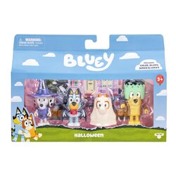 BLUEY 4 darabos halloween-i figura készlet