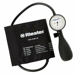 RIESTER R1 SHOCK - PROOF 1251-150, Ambulantný hodinkový tlakomer s bielym číselníkom