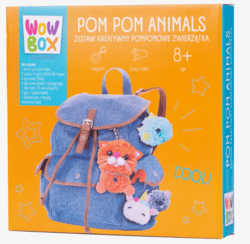WOW BOX Kreatívna sada Zvieratká z brmbolcov