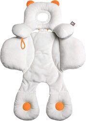 Benbat Body Support – Ergonomische beidseitige Einlage für Autositz und Kinderwagen, weiß