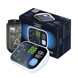 VITAMMY SMART 8 Automatisches Oberarm-Blutdruckmessgerät (Arrhythmieerkennung, Speicher 2× 60)