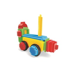 Miniland Pegy Bricks Kreatív építőjáték Vonat gyerekeknek (Mozgó elemek)