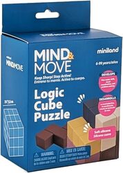 Miniland Logikai kocka 3D puzzle Mind&amp;Move – Térbeli kirakós gyerekeknek