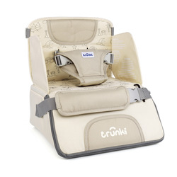 Trunki Tragbare Essstuhl und Sitzkissen 2in1 - Beige