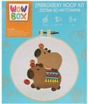 WOW BOX Kreatívna sada Vyšívanie - Kapibara sa teší