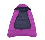 CuddleCo Comfi-Cape, Kinderwagen/Autositz/Trage 2 in 1, 25x12cm, schwarz/fuchsia