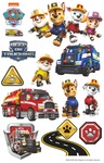 Nickelodeon Wanddekoration Paw Patrol, Chase, Rubble, Marshall, Skye