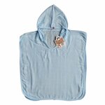XKKO BMB Colours Bambusové pončo, baby blue, veľ. 1,  1-2roky