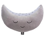BenBat Mooni Cestovný vankúš do auta, mesiac - šedá