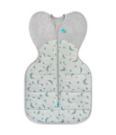 Love To Dream Zavinovačka Swaddle UP, velikost XS, olivová/měsíc, ETAPA 1, Extra Warm
