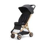 Mozomoza Panda Bambusový sportovní kočárek - Černý