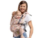 Boba X Organic Gyermek hordozó, krémszínű arkadia mintával