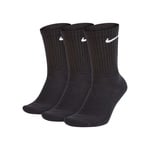 Nike Everyday Cush 3P sportzokni, fekete, nagy 42-46, 3 pár