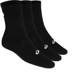Asics Crew High zokni, fekete, 3 db-os csomagban, méretben 47-49