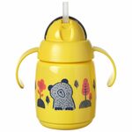 Tommee Tippee Superstar, Netečúci Hrnček/Pohárik so slamkou, 300 ml, 6m+, žltý