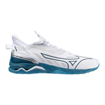 Mizuno Wave Mirage 5 Pánska hádzanárska/halová obuv, biela/modrá, veľ. 41