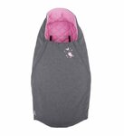 CuddleCo Comfy-Extreme, Dětský fusak, 90x50cm, šedá melanž / růžová