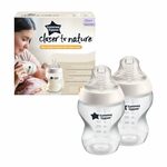 Tommee Tippee CTN cumisüveg BPA-mentes dupla csomag, 2x260ml, 0m+