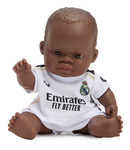 Miniland Realistická bábika Real Madrid – Chlapček (Afričan), 21 cm