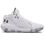 Under Armour Jet 21 Basketball-/Volleyballschuhe für Herren, Weiß, Größe L 40,5