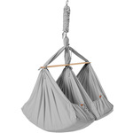 Membantu Basic Dvojitý hojdací vak pre dvojičky – Šedý