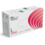 VELO NITRILE BLUE L Chirurgické nitrilové rukavice bez púdru, modré, 100 ks