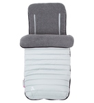CuddleCo Comfy-Snug, Dětský fusak péřový, 90x44cm, šedá / světle šedá