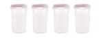 Miniland Élelmiszer tároló edények, Terra, 4x330ml, rózsaszín