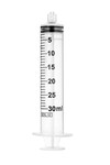 SOL-M Háromrészes fecskendő Luer Lockkal, 0,01 ml-es skálával, 30 ml, 50 db